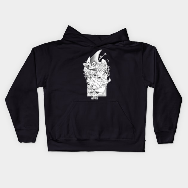 mad hatter Kids Hoodie by elywick